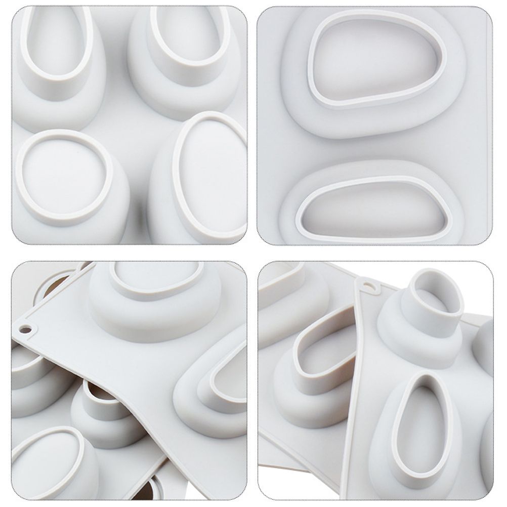 Cobblestone Shaped Cake Mold 3D Pebbled Pastry Mold Silicone Baking Mold view 6