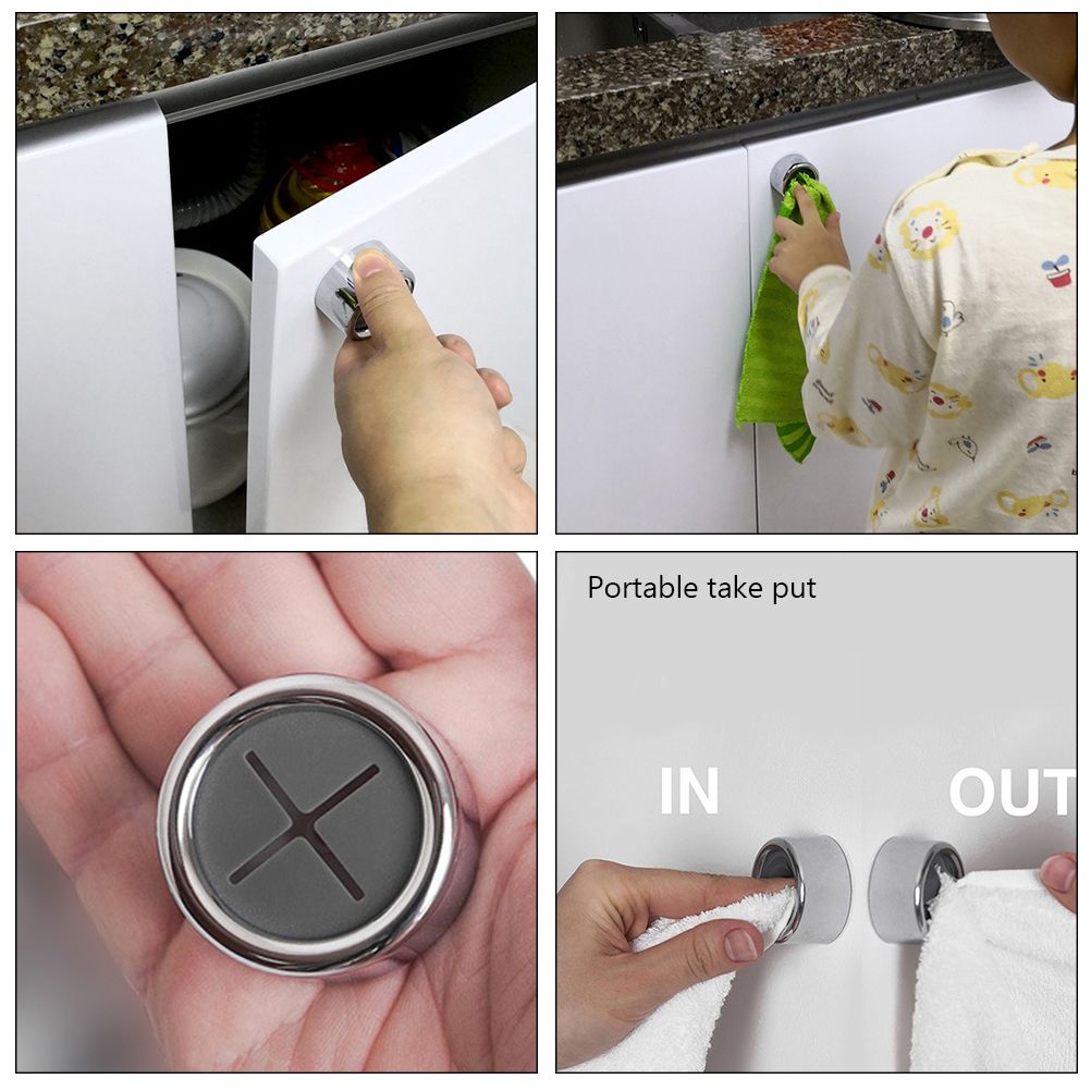 3Pcs Kitchen Towel Hooks Self Adhesive Towel Hooks for Bathroom Shower Kitchen view 4