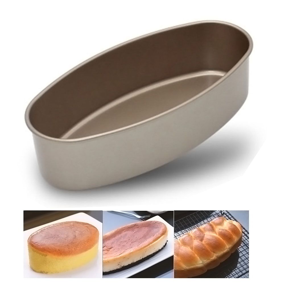 Oval Shape Nonstick Baking Tray Bread Loaf Mold Cheese Cake Tin Cake Pan