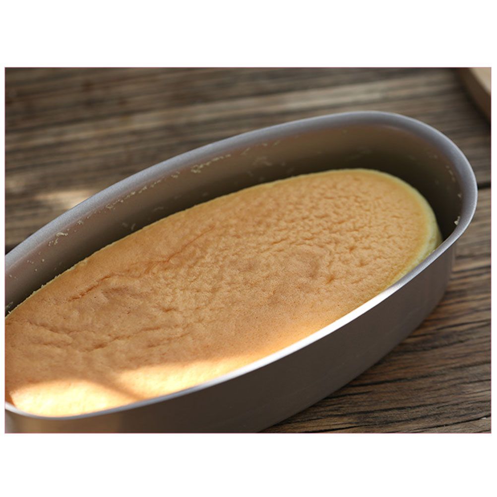 Oval Shape Nonstick Baking Tray Bread Loaf Mold Cheese Cake Tin Cake Pan view 4