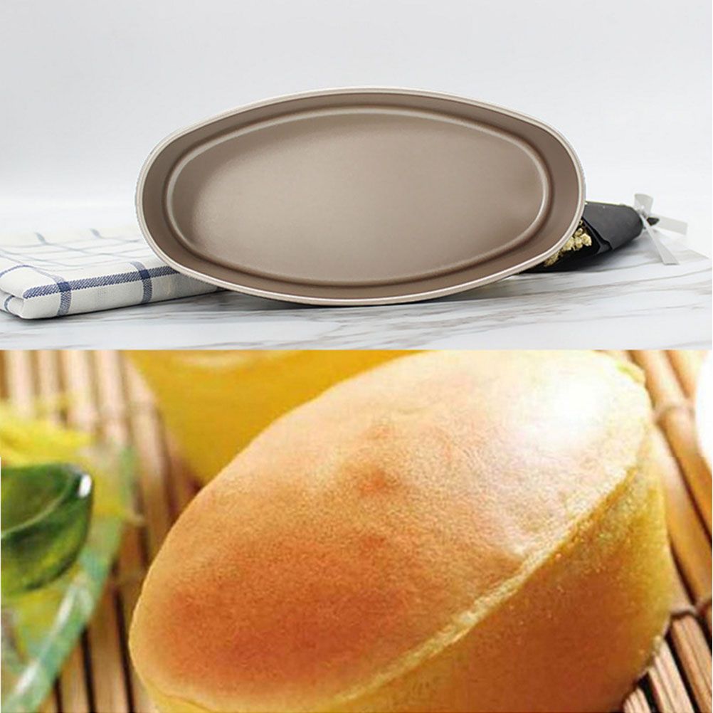 Oval Shape Nonstick Baking Tray Bread Loaf Mold Cheese Cake Tin Cake Pan view 6