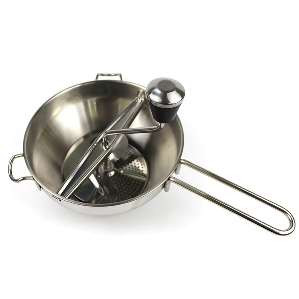 Stainless Steel Potato Blender Kitchen Potato Masher with 3 Ricing Discs view 3