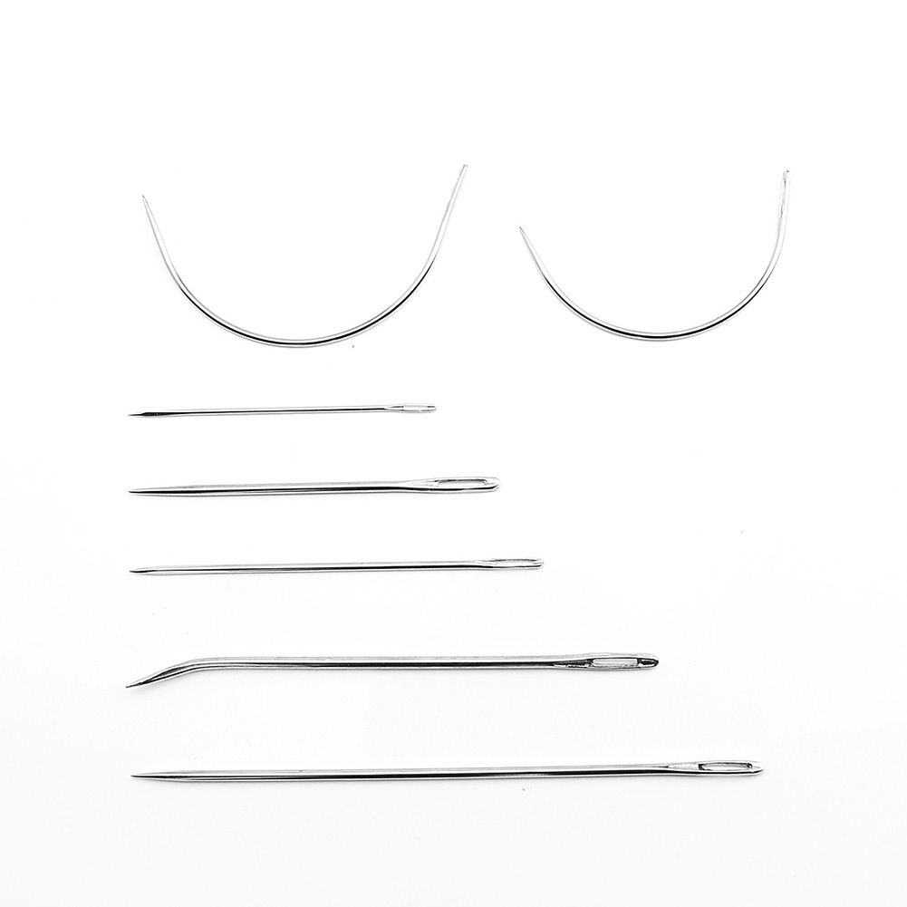 14PCS DIY Leather Tool Set Sewing Needles with Leather Waxed Thread Cord and view 5