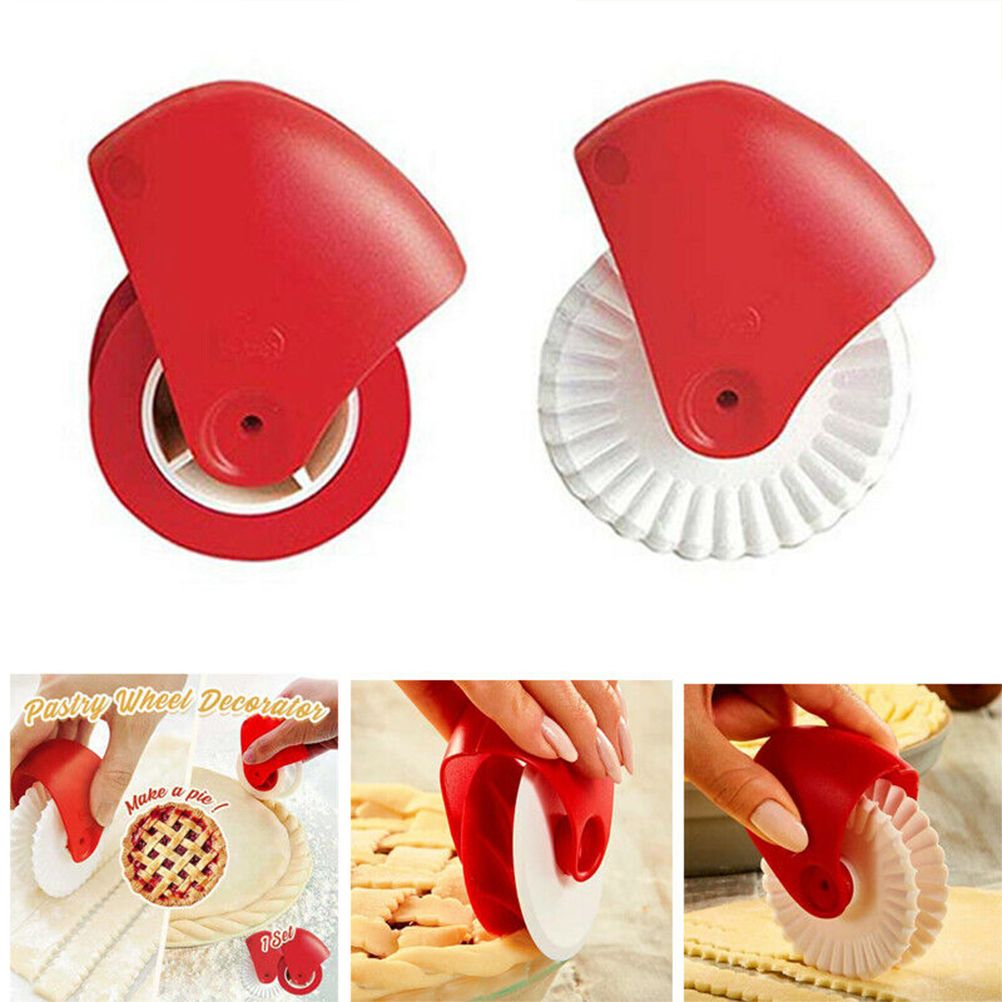 Pastry Wheel Cake Decorator Cutter Kitchen Pizza Pastry Pie Lattice Decorative view 3