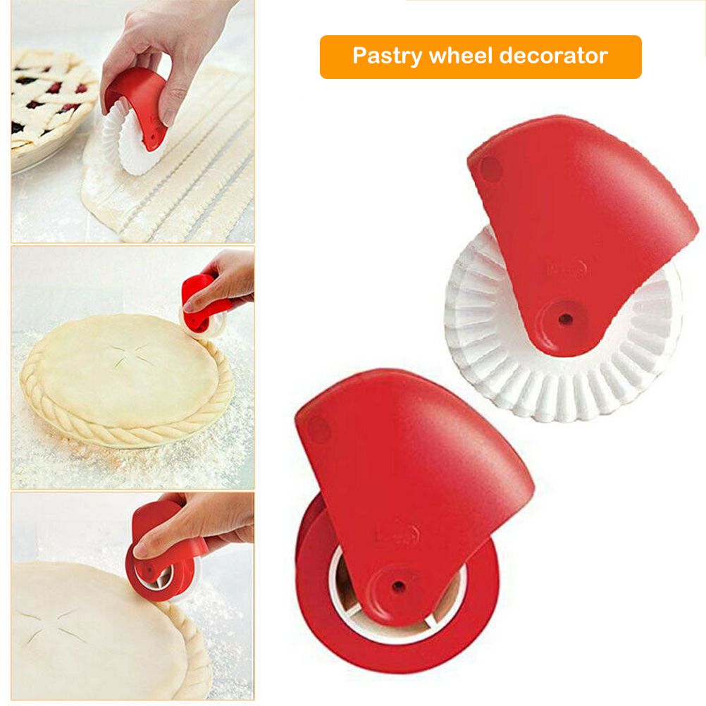 Pastry Wheel Cake Decorator Cutter Kitchen Pizza Pastry Pie Lattice Decorative view 4