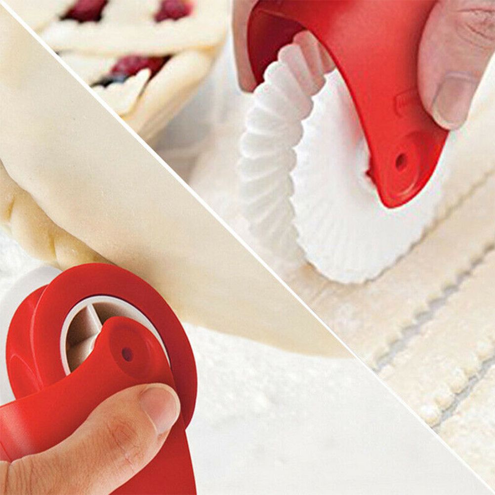 Pastry Wheel Cake Decorator Cutter Kitchen Pizza Pastry Pie Lattice Decorative view 8