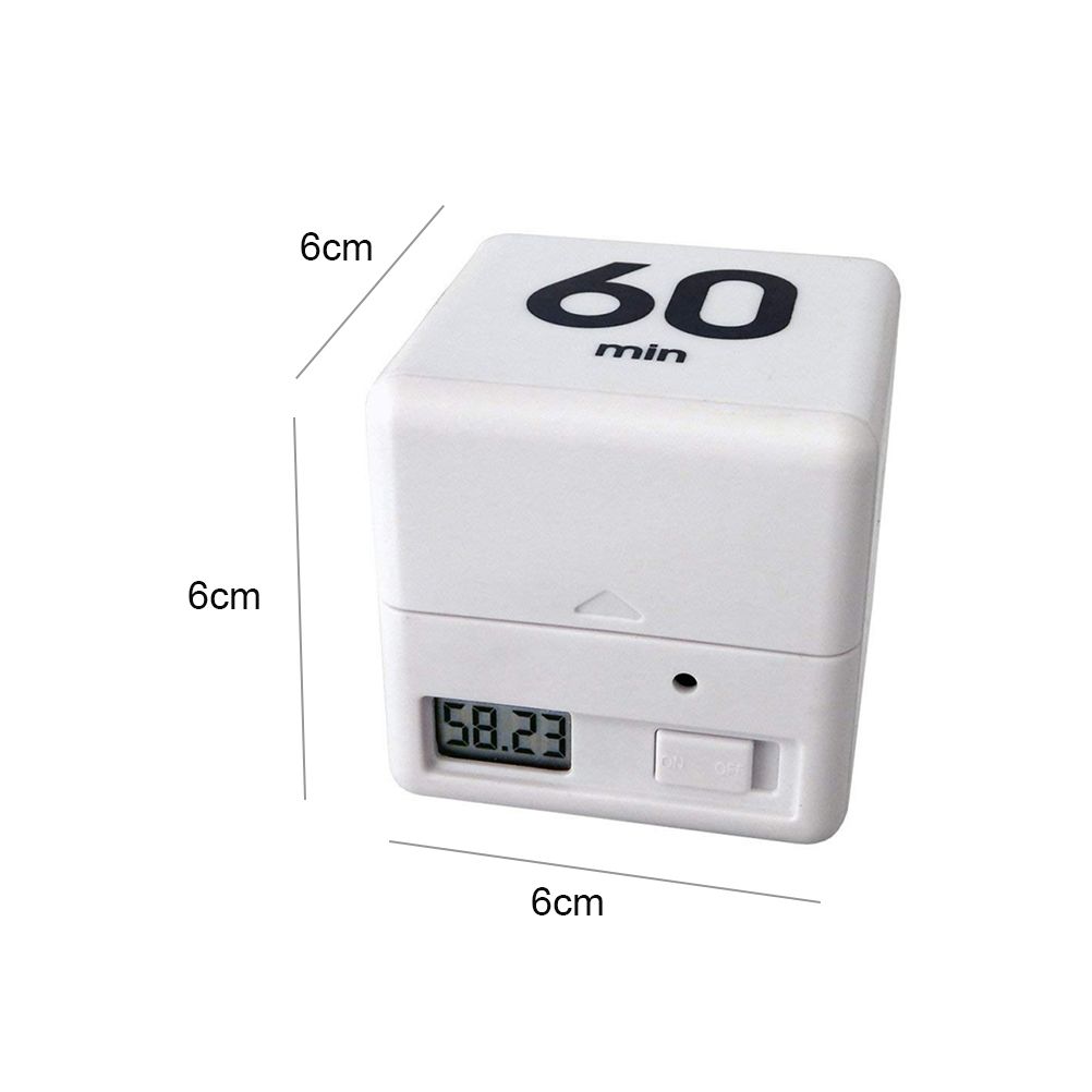 Cube Timer Kitchen Timer Preset Timer for 15/20/30/60 Minute view 2