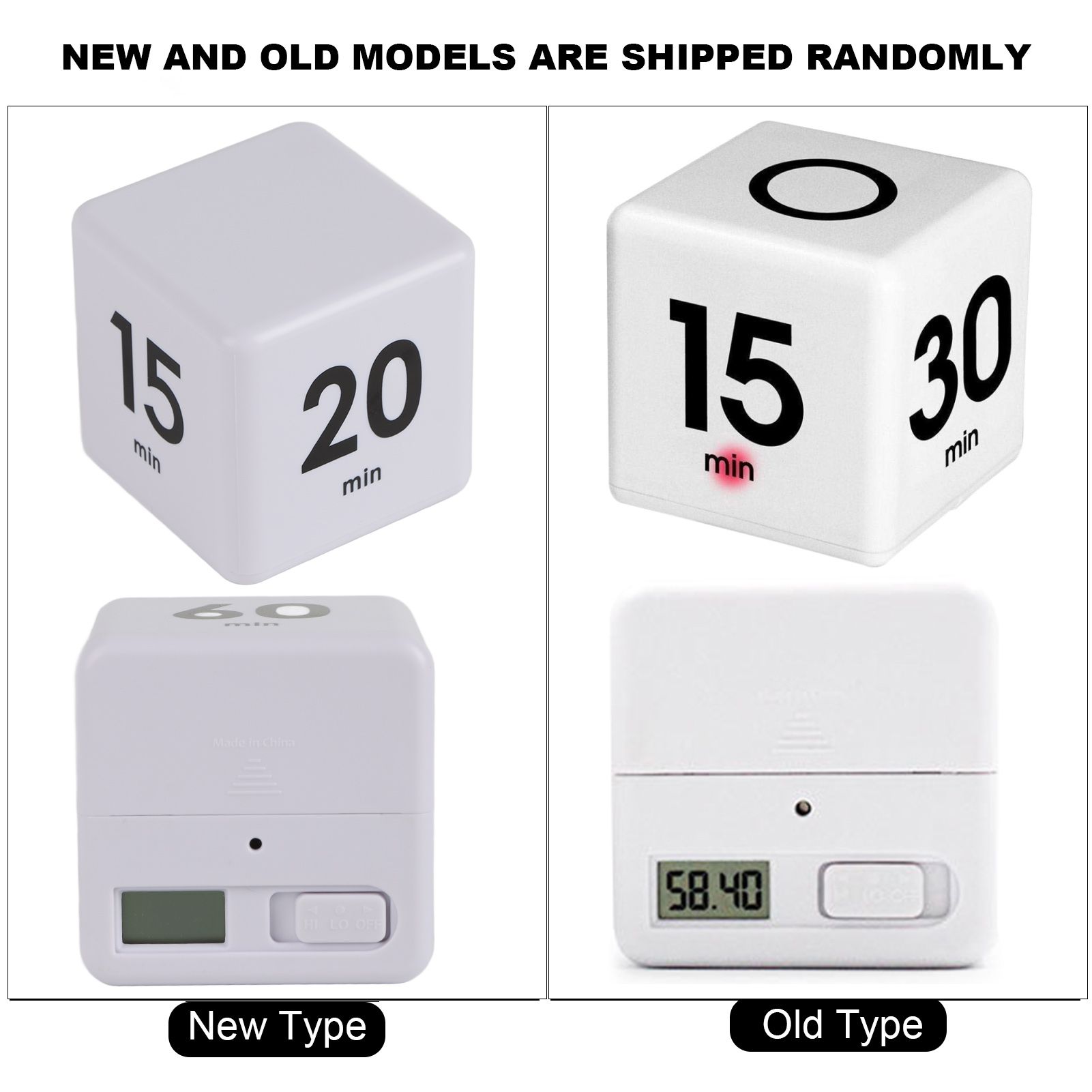 Cube Timer Kitchen Timer Preset Timer for 15/20/30/60 Minute view 9