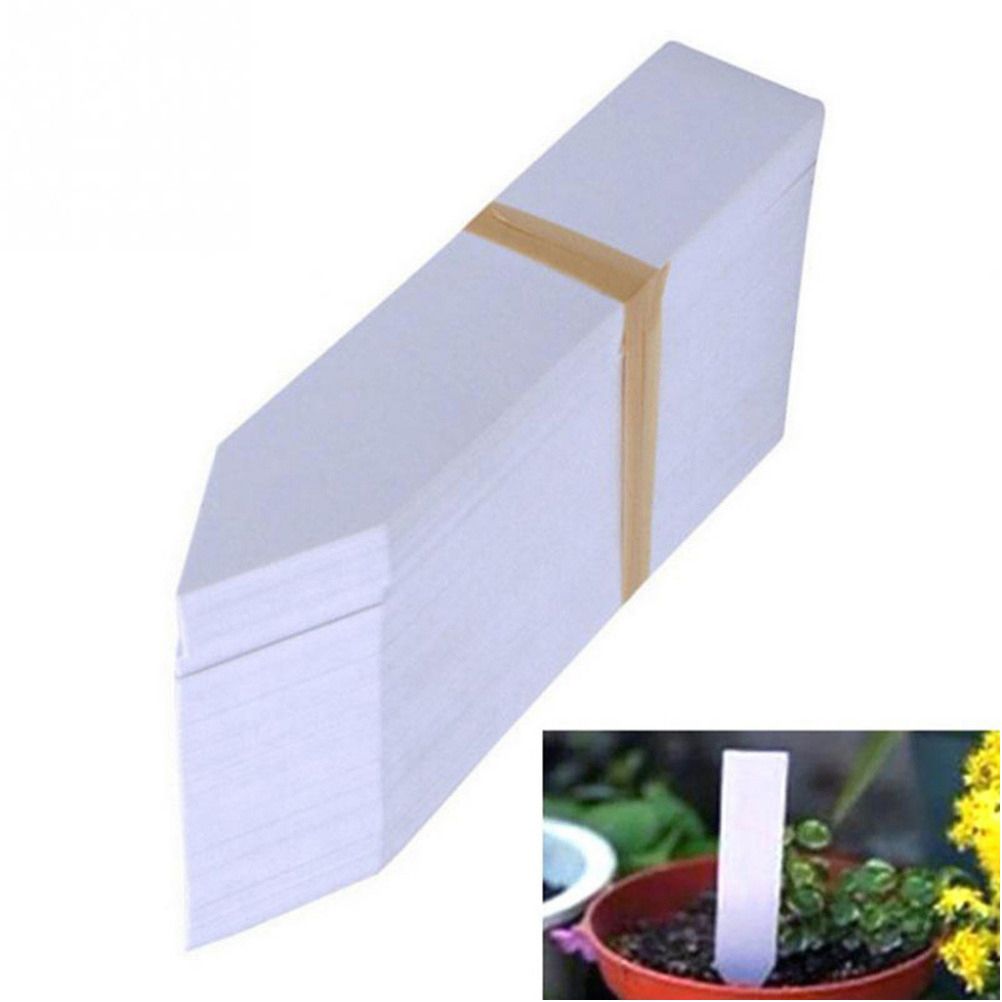 100PCS Plastic Plants Labels Garden Tags Stakes Reusable Plants Markers view 5