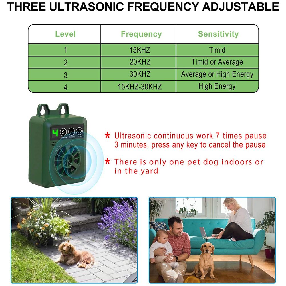 Ultrasonic Anti Barking Device Ultrasonic Stop Barking Device with 4 view 4