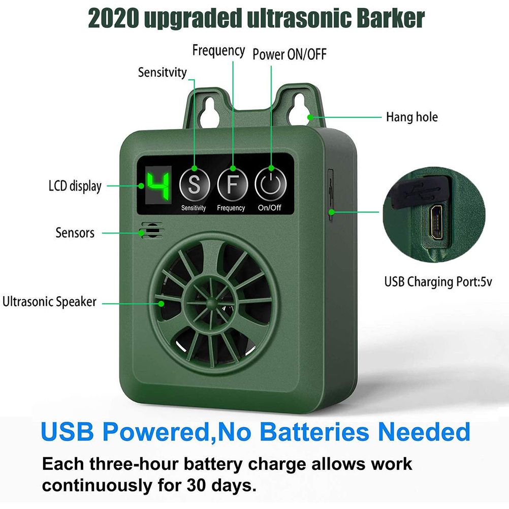 Ultrasonic Anti Barking Device Ultrasonic Stop Barking Device with 4 view 7