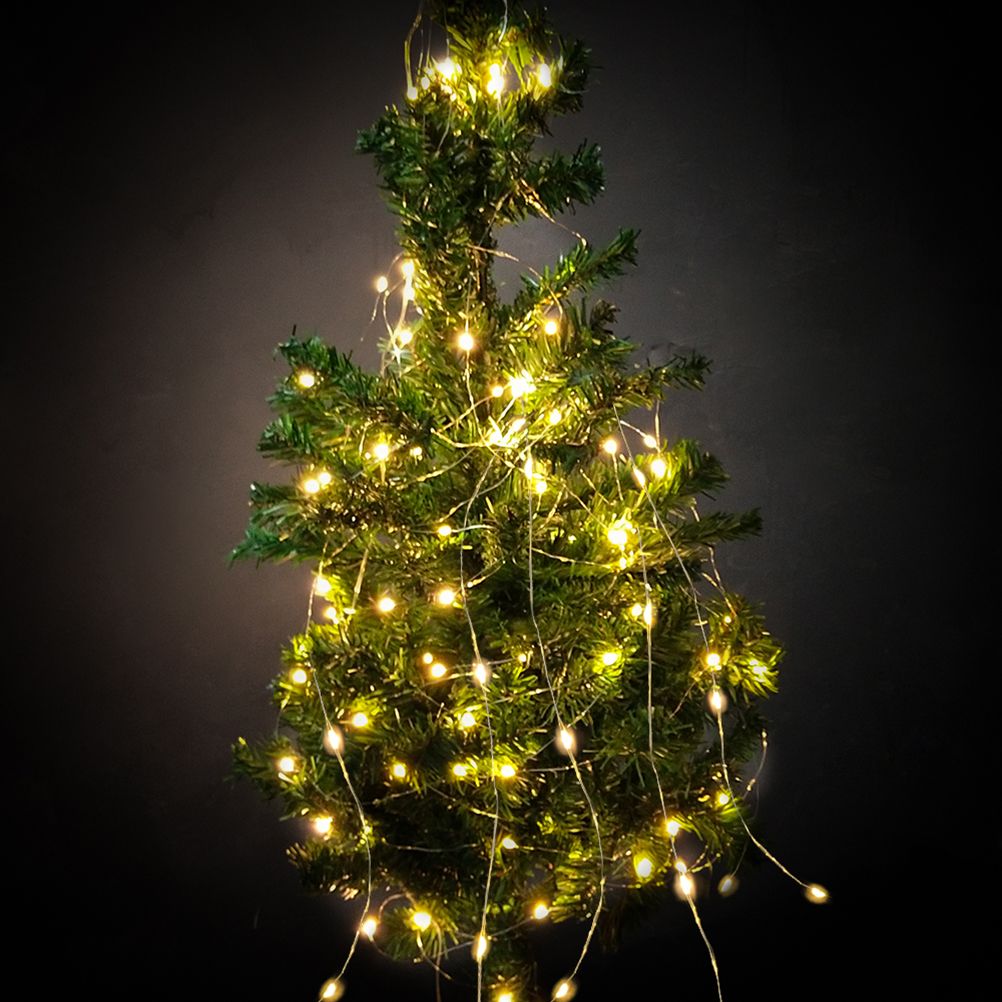 Solar Power 200LED Vines Tree String Lights Branch Tree Lights Wedding Plant view 3