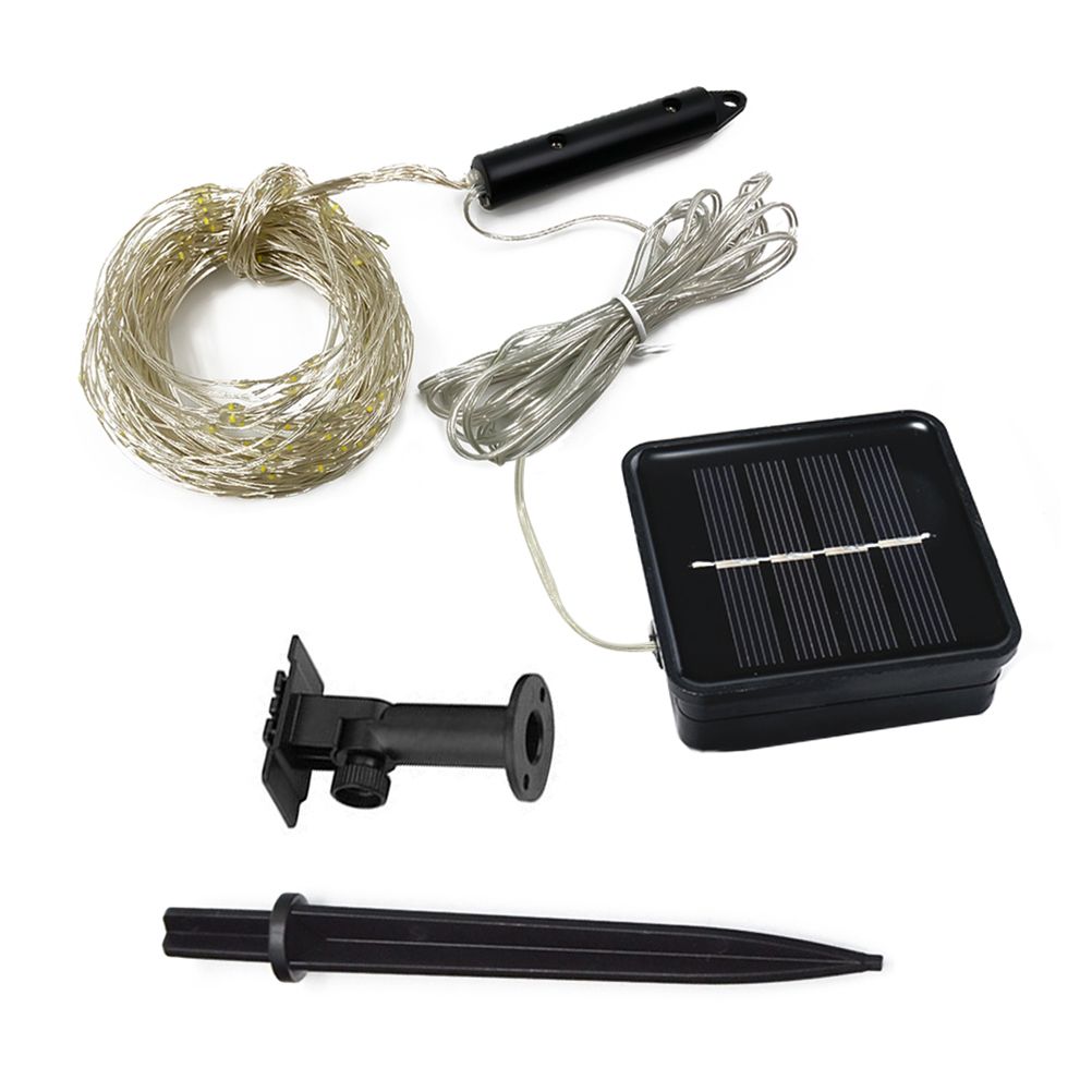 Solar Power 200LED Vines Tree String Lights Branch Tree Lights Wedding Plant view 4