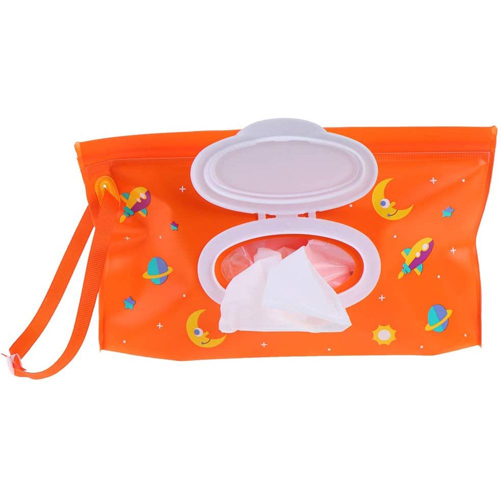 2Pcs Portable Wet Wipes Dispenser Holder Wipes Bags Case Pouch Reusable view 4