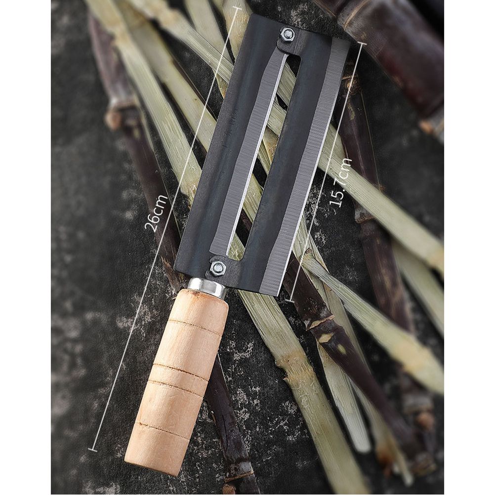 Sugarcane Peeling Kinfe Pineapple Peeler Carbon Steel Sugar Cane Peeling view 2
