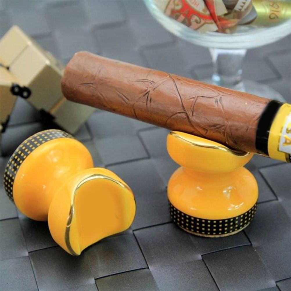 Ceramic Cigar Holder Portable Cigar Stand Display Holder Smoking Accessories