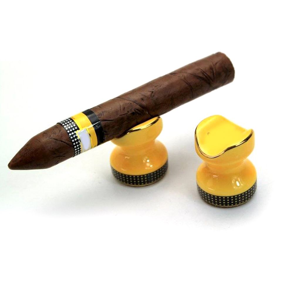 Ceramic Cigar Holder Portable Cigar Stand Display Holder Smoking Accessories view 5