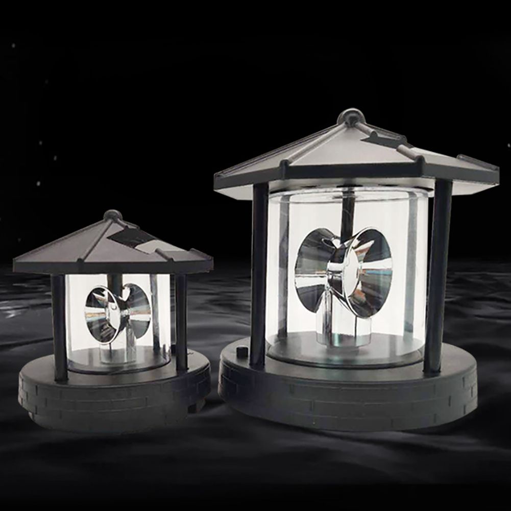 Led Rotating Lighthouse Beacon Lamp Rotating Outdoor Decorative Lamp Energy view 2