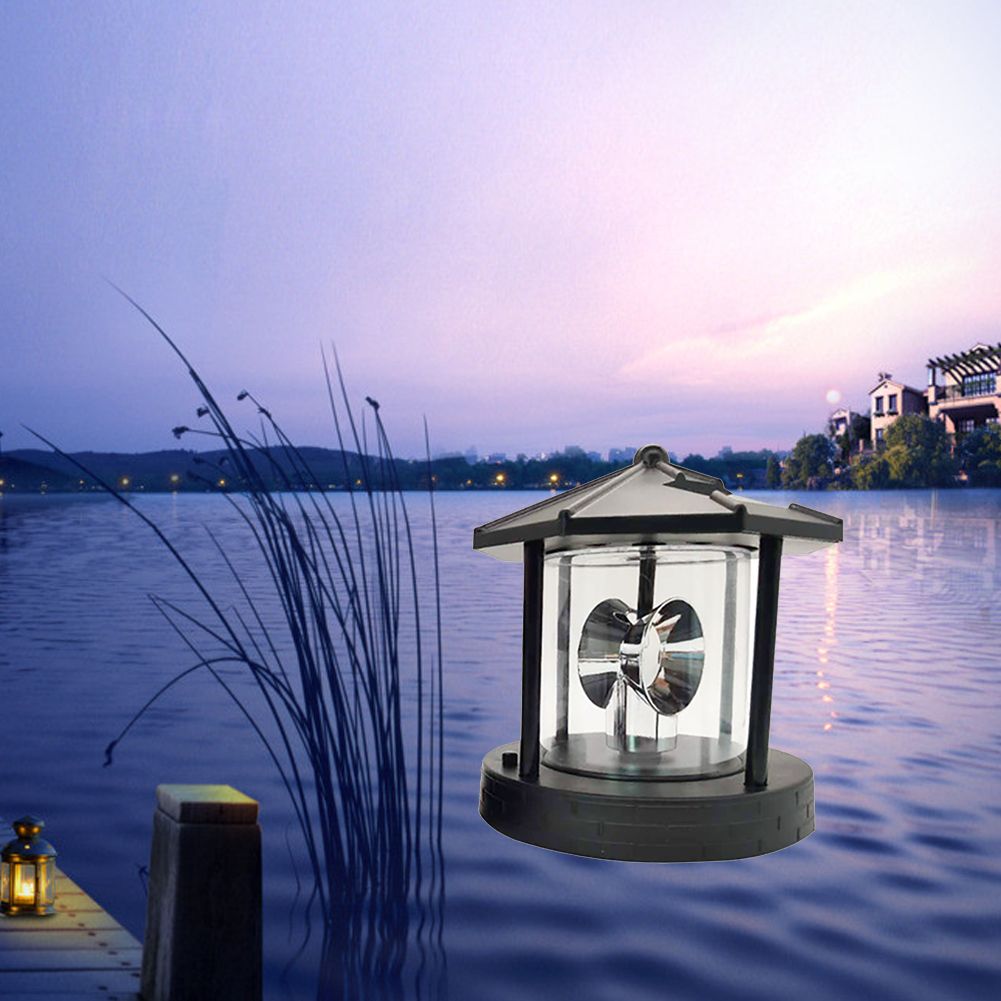 Led Rotating Lighthouse Beacon Lamp Rotating Outdoor Decorative Lamp Energy view 7