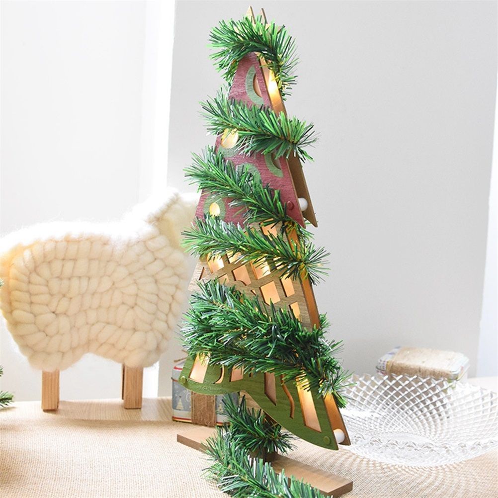 5.5M Pine Christmas Garland Green Artificial Christmas Tree Rattan Garland view 5