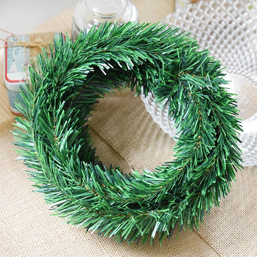 5.5M Pine Christmas Garland Green Artificial Christmas Tree Rattan Garland view 9