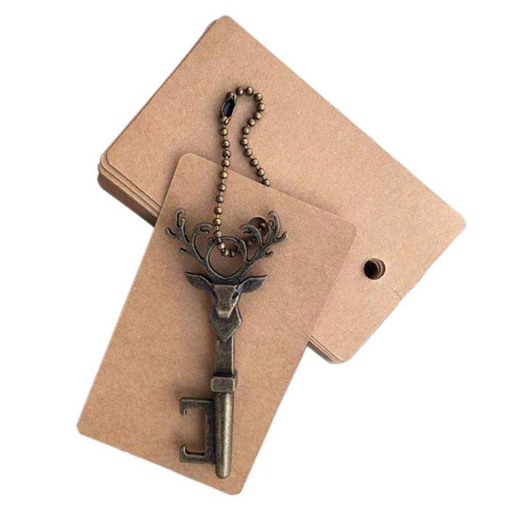 Deer Head Bottle Opener Portable Deer Bottle Opener Retro Key Pendant view 6