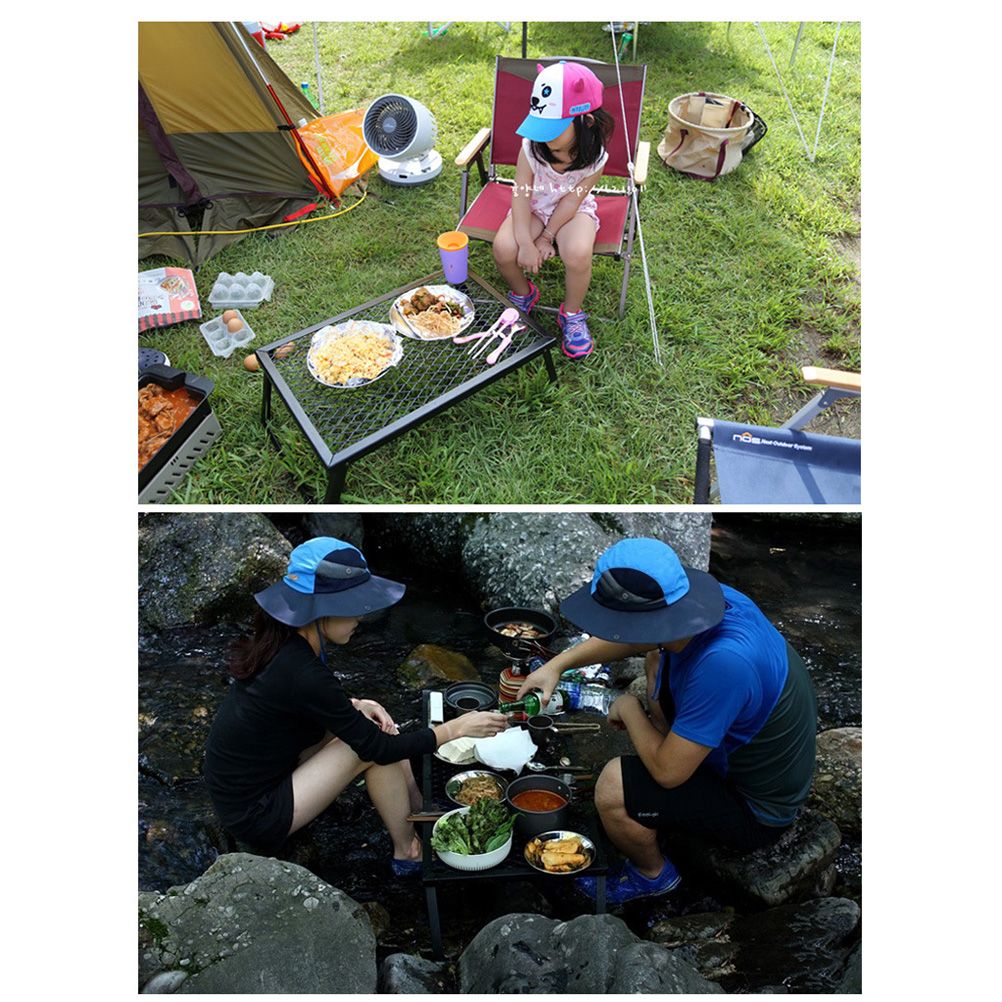 Folding Campfire Grill Heavy Duty Steel Grate Portable Over Fire Camping Grill view 3