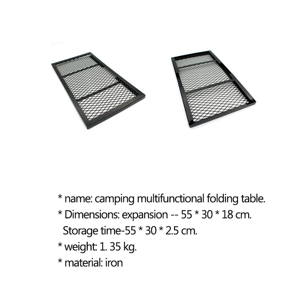 Folding Campfire Grill Heavy Duty Steel Grate Portable Over Fire Camping Grill view 9