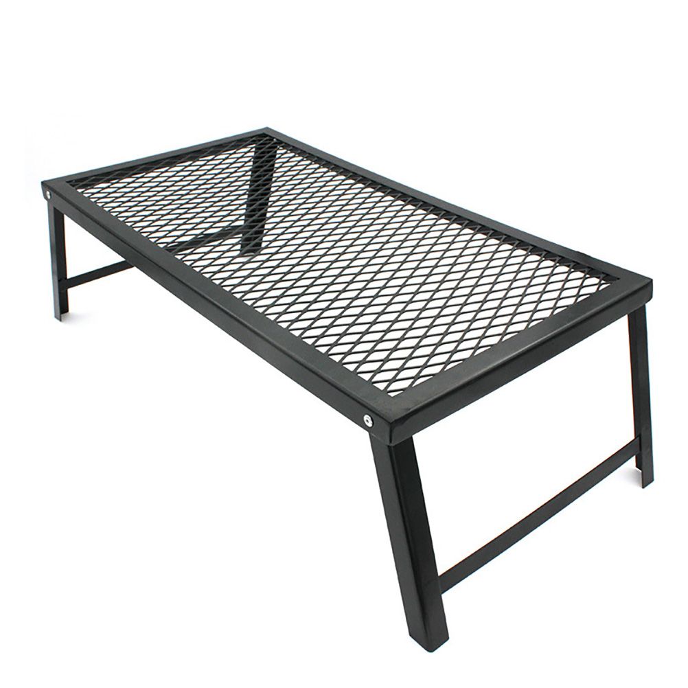 Folding Campfire Grill Heavy Duty Steel Grate Portable Over Fire Camping Grill view 10