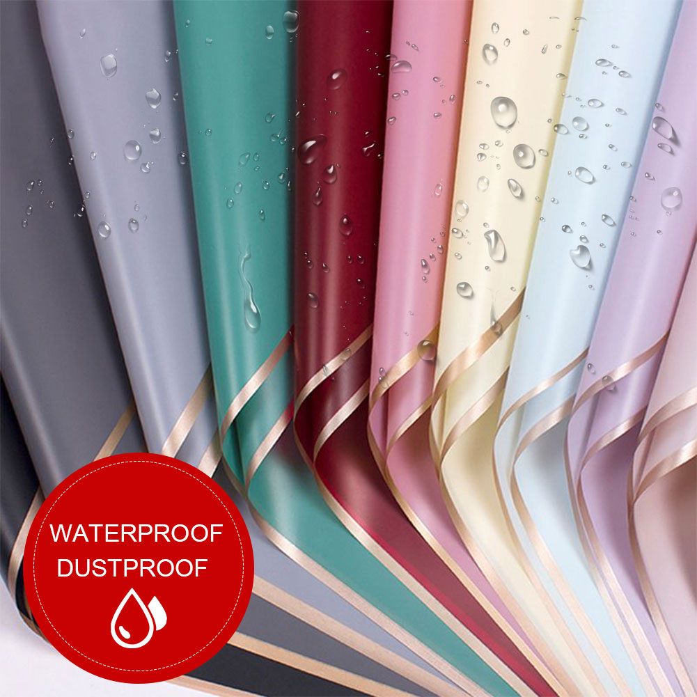 20 Sheets Waterproof Floral Wrapping Paper Sheets Fresh Flowers Bouquet Gift view 7