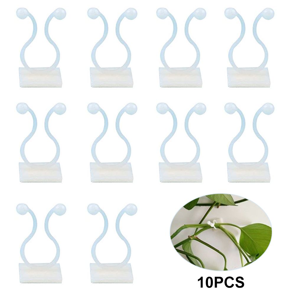 50Pcs Climbing Plant Fixture Clips Garden Vines Sticky Clips Wall Vines Fixed