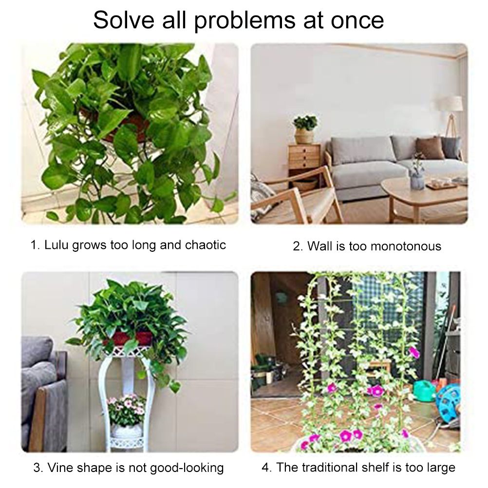 50Pcs Climbing Plant Fixture Clips Garden Vines Sticky Clips Wall Vines Fixed view 6