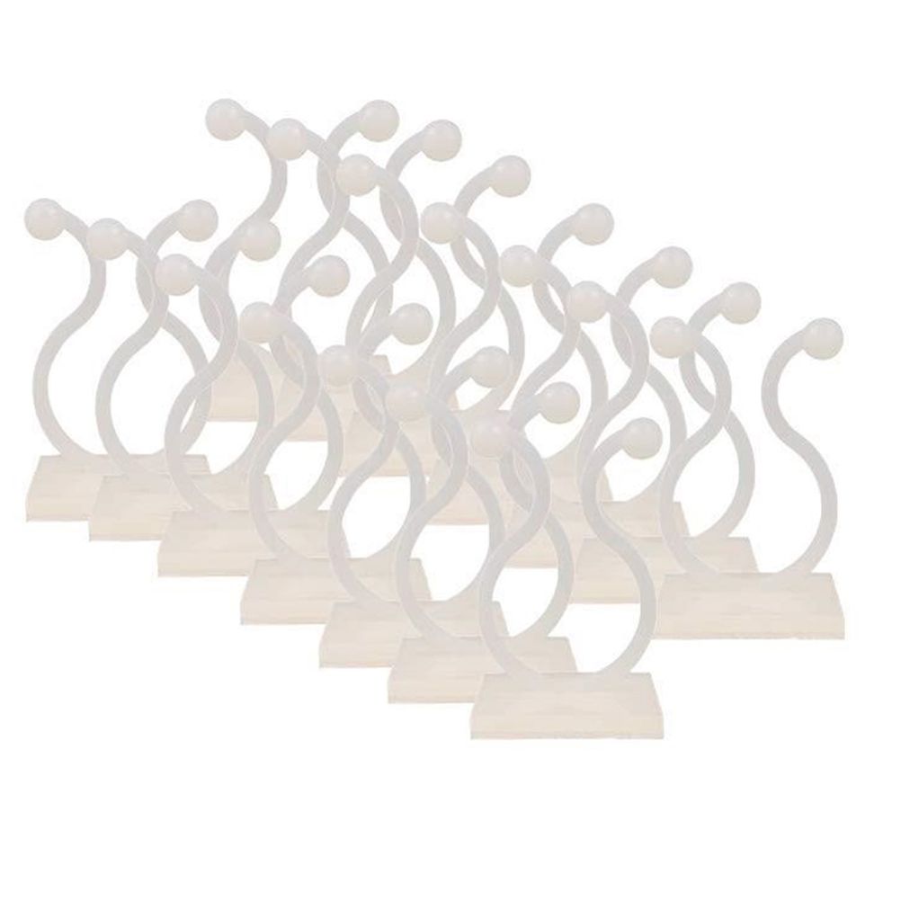 50Pcs Climbing Plant Fixture Clips Garden Vines Sticky Clips Wall Vines Fixed view 9