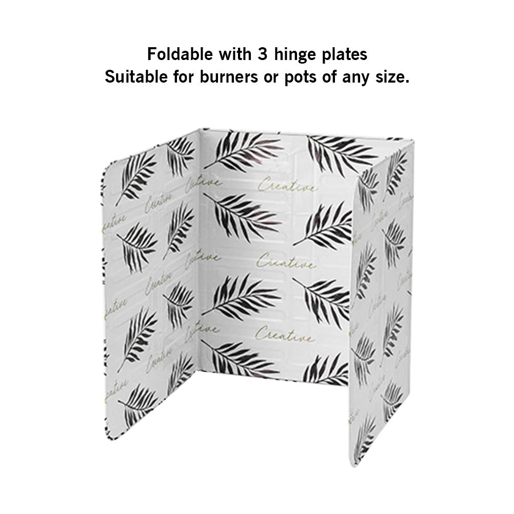 Folding Oil Splatter Shield Splash Proof Panels Gas Stove Shield for Kitchen view 3