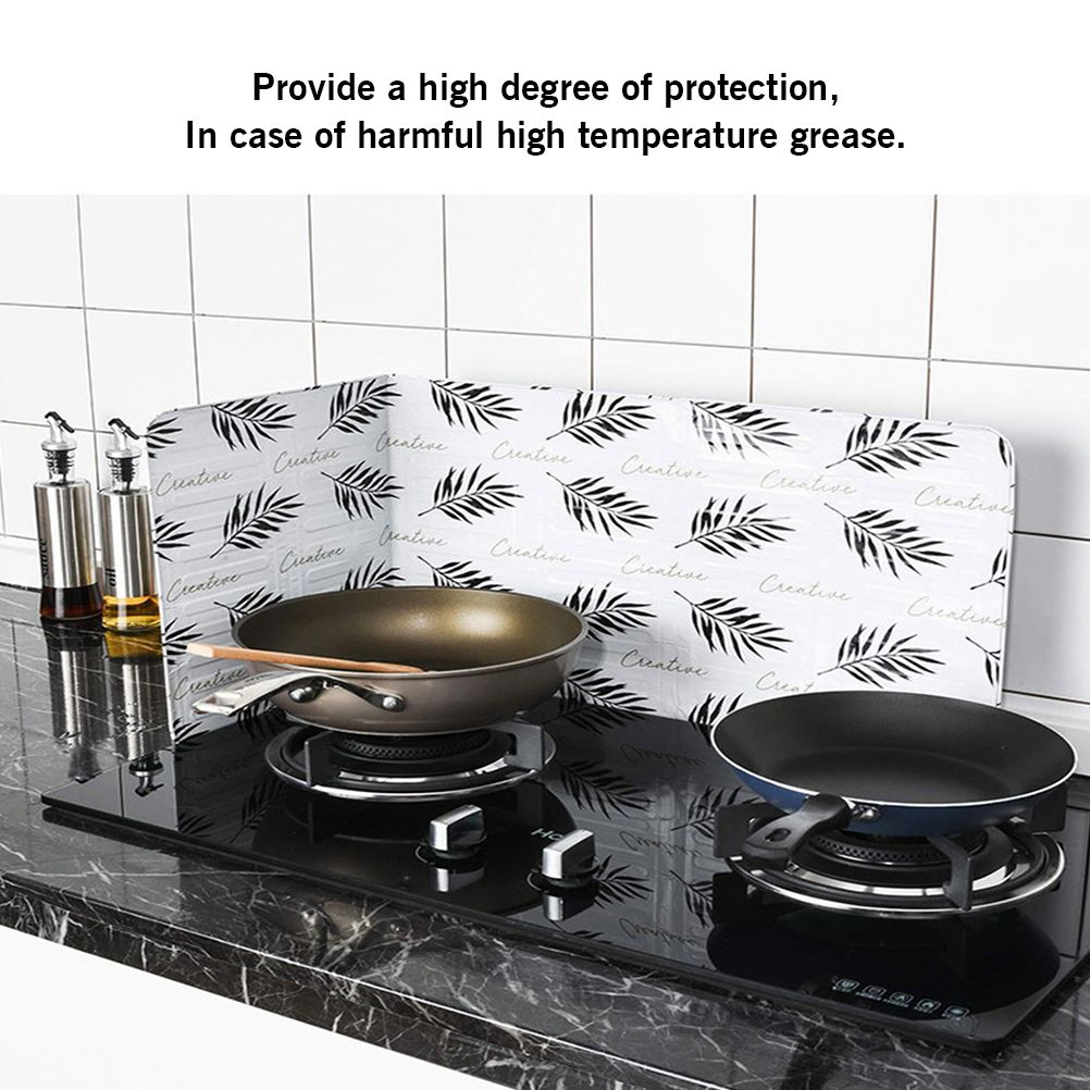 Folding Oil Splatter Shield Splash Proof Panels Gas Stove Shield for Kitchen view 7