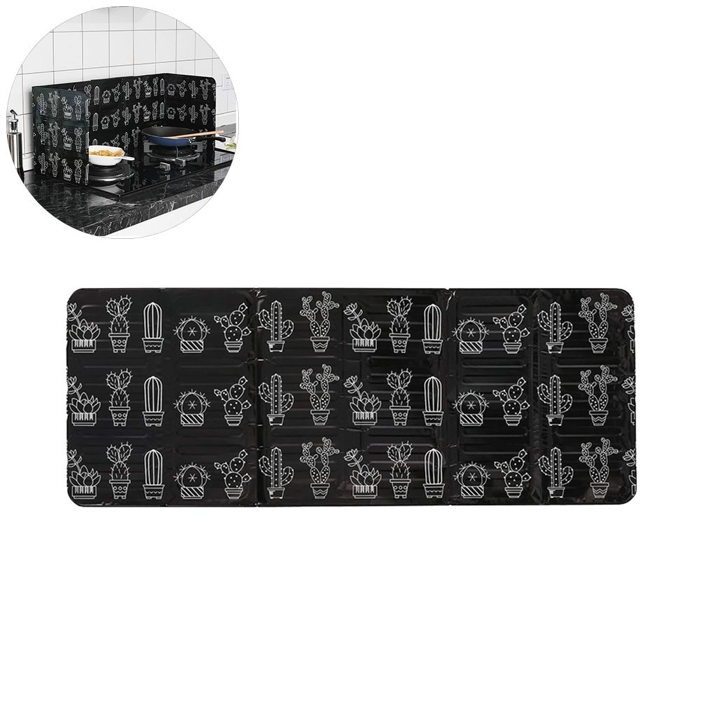 Folding Oil Splatter Shield Splash Proof Panels Gas Stove Shield for Kitchen view 2