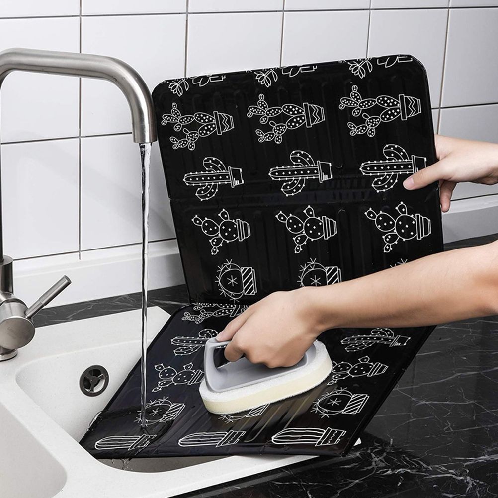 Folding Oil Splatter Shield Splash Proof Panels Gas Stove Shield for Kitchen view 9
