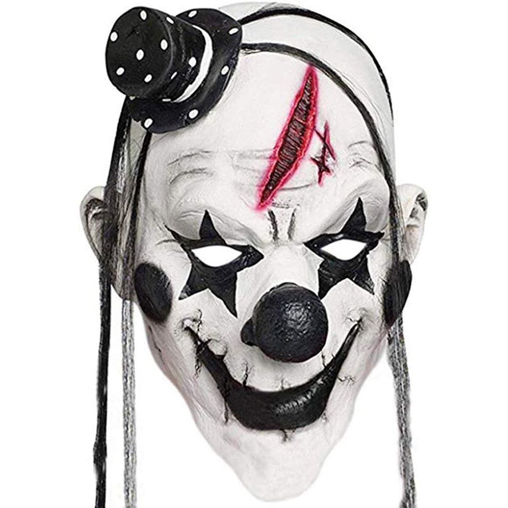 Halloween Latex Mask Horrible Scary Clown Mask Halloween Clown Mask Dress up