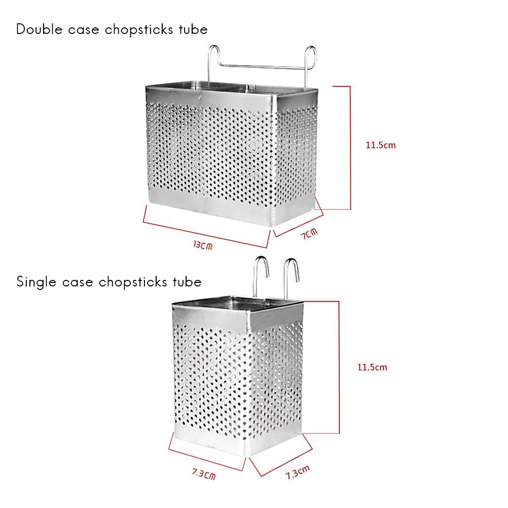 Kitchen Utensil Storage Holder Stainless Steel Fork Chopsticks Storage view 6