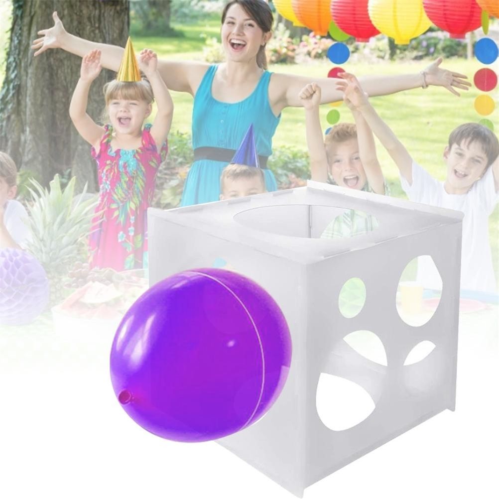 11 Holes Balloon Sizer Box Balloon Measurement Box for Birthday Party Wedding view 5