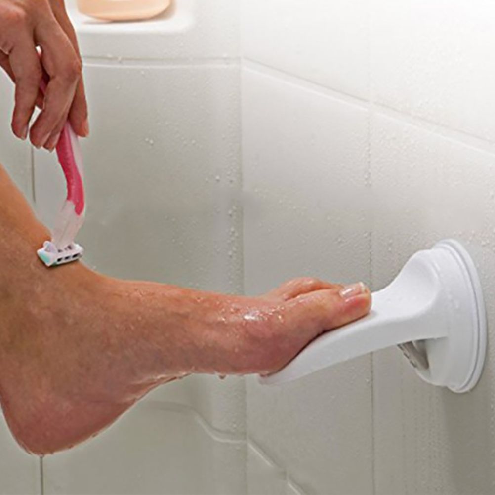 Plastic Bathroom Foot Rest Shower Shaving Leg Aid Foot Rest with Suction Cup view 6