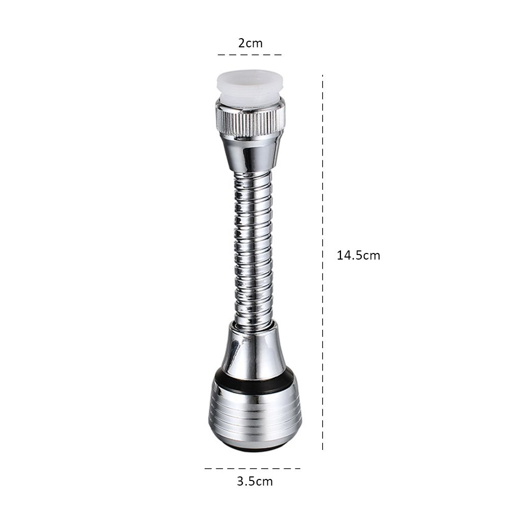 360 Degree Rotatable Faucet Tap Nozzle Filter Adapter Water Saving Filter view 3