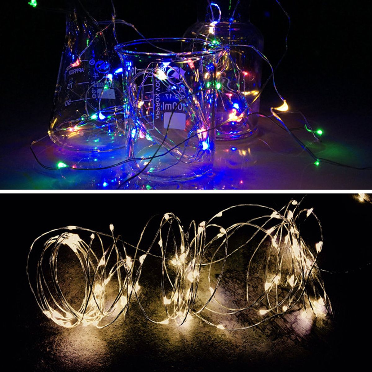 Solar Powered String Lights Fairy String Light for Outdoor Wedding Party view 5