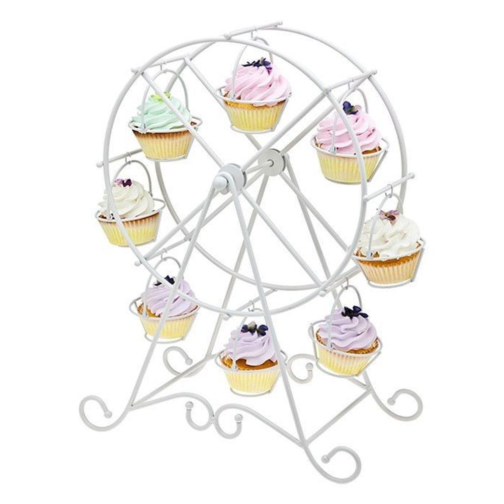 Ferris Wheel Cupcakes Stands Cupcakes Holders Rack 8 Cups Dessert Serving Tray view 3