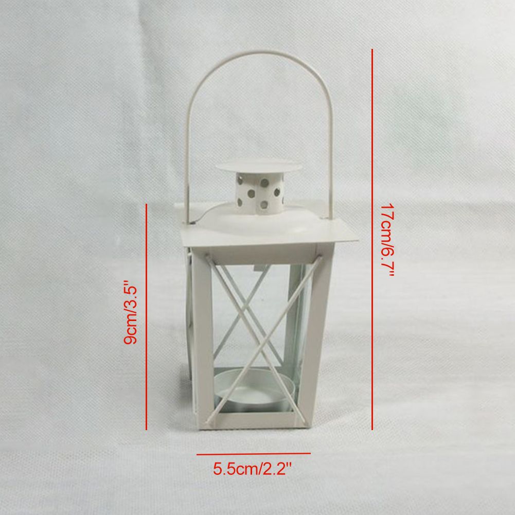 Vintage Metal Mini Decorative Candle Lanterns Tealight Candle Holder view 2