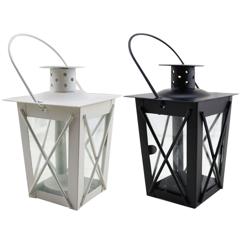 Vintage Metal Mini Decorative Candle Lanterns Tealight Candle Holder view 4
