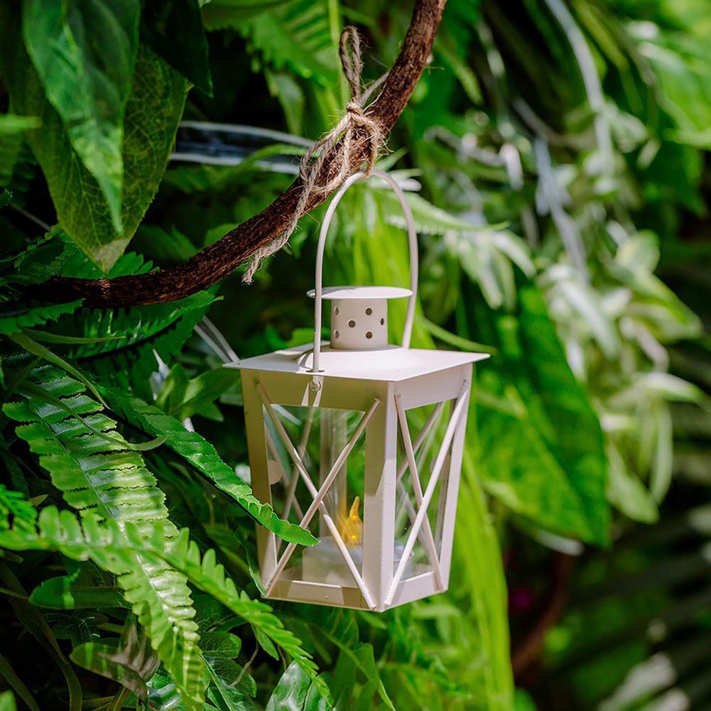 Vintage Metal Mini Decorative Candle Lanterns Tealight Candle Holder view 6