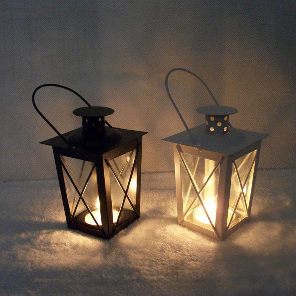Vintage Metal Mini Decorative Candle Lanterns Tealight Candle Holder view 10