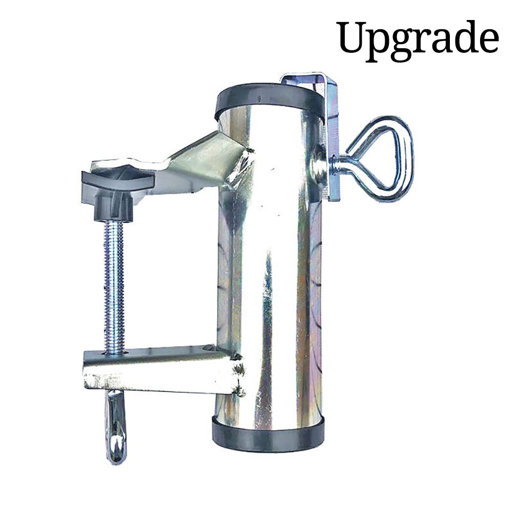 Flexible Heavy Duty Parasol Holder Stainless Steel Parasol Stand Fixed Clip