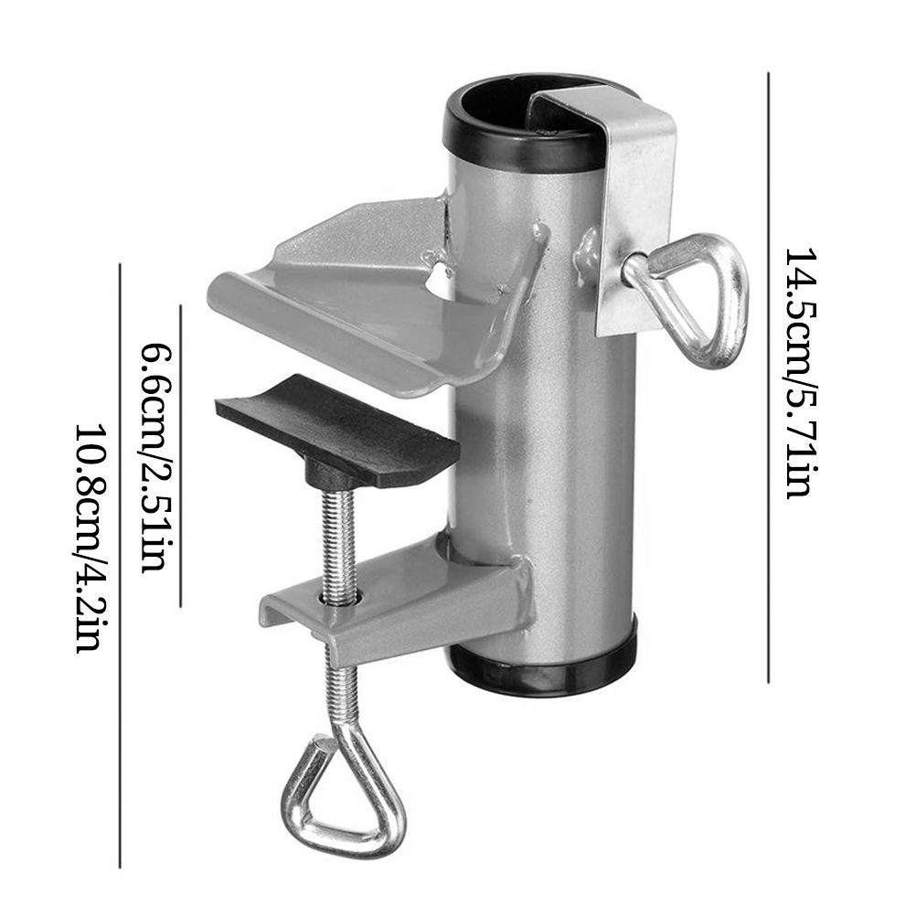 Flexible Heavy Duty Parasol Holder Stainless Steel Parasol Stand Fixed Clip view 4